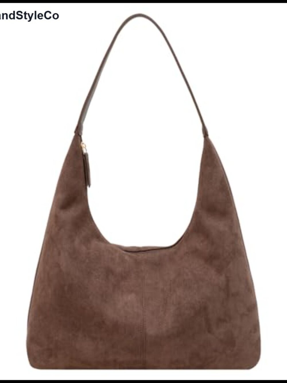 Suede Faux Suede Hobo Bag Large Tote Shoulder Purse Work Travel Slouchy Handbag